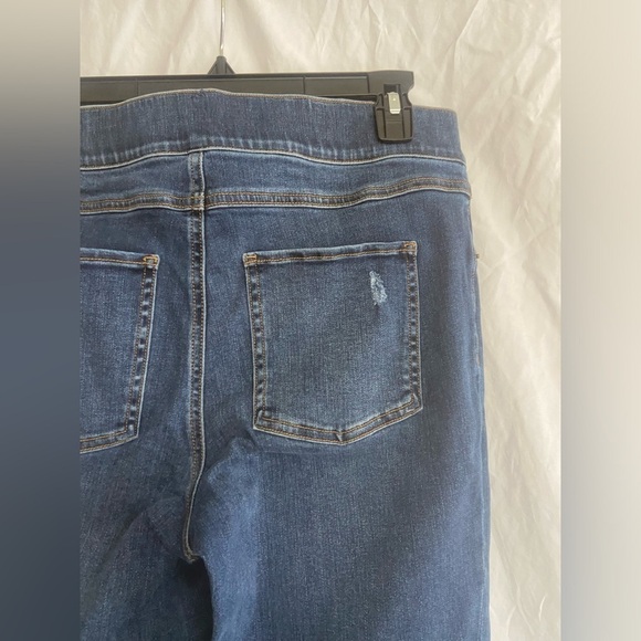 SPANX MEDIUM WASH DENIM LEGGING Size Large - Picture 12 of 12